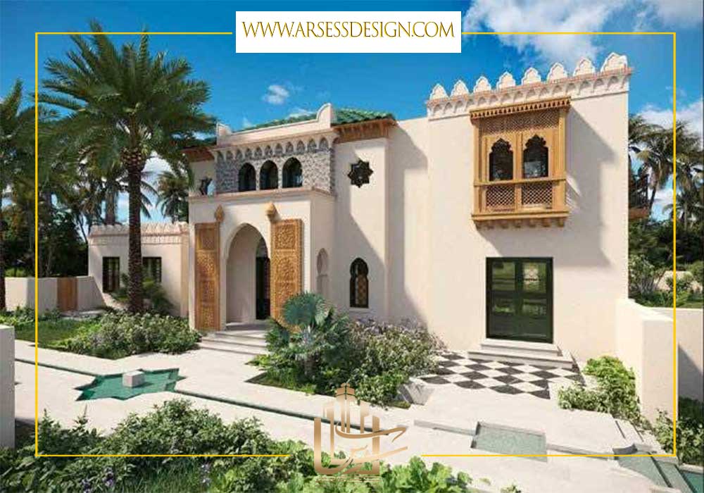 محوطه سازی مراکشی ارسس گروه معماری آرسس